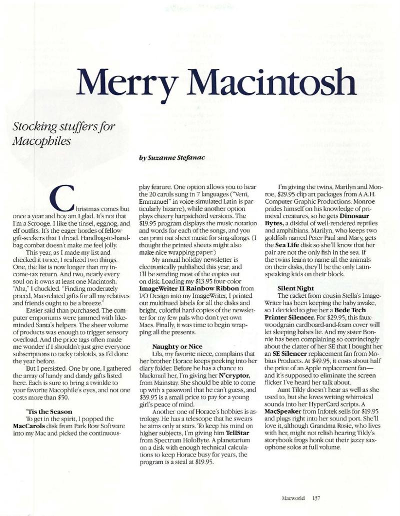 MacWorld 8812 December 1988 — page 141