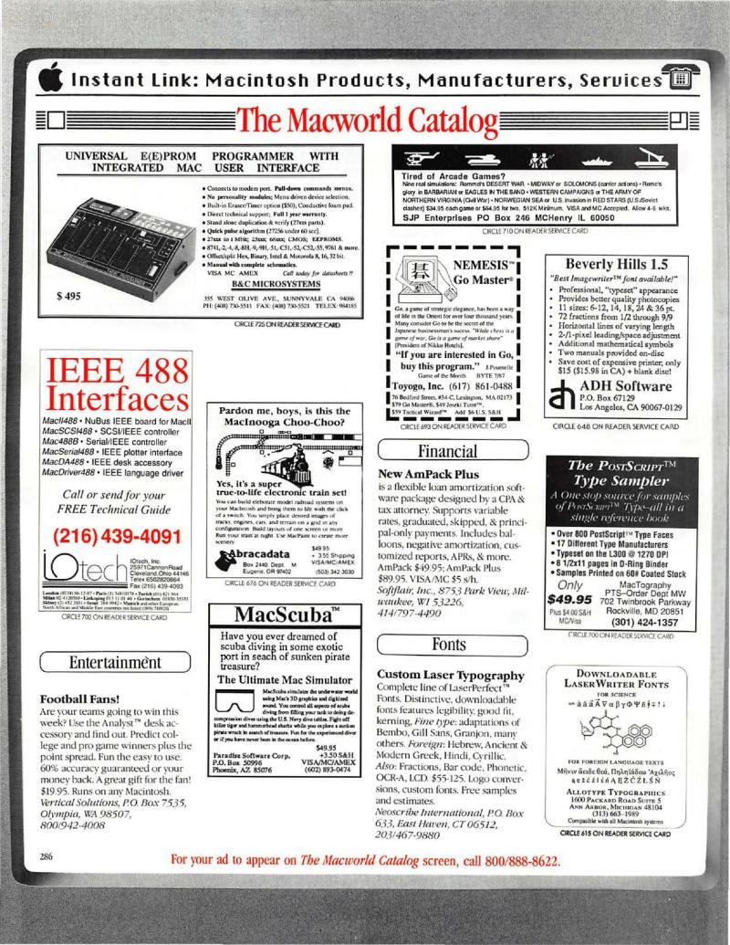 MacWorld 8812 December 1988 — page 294