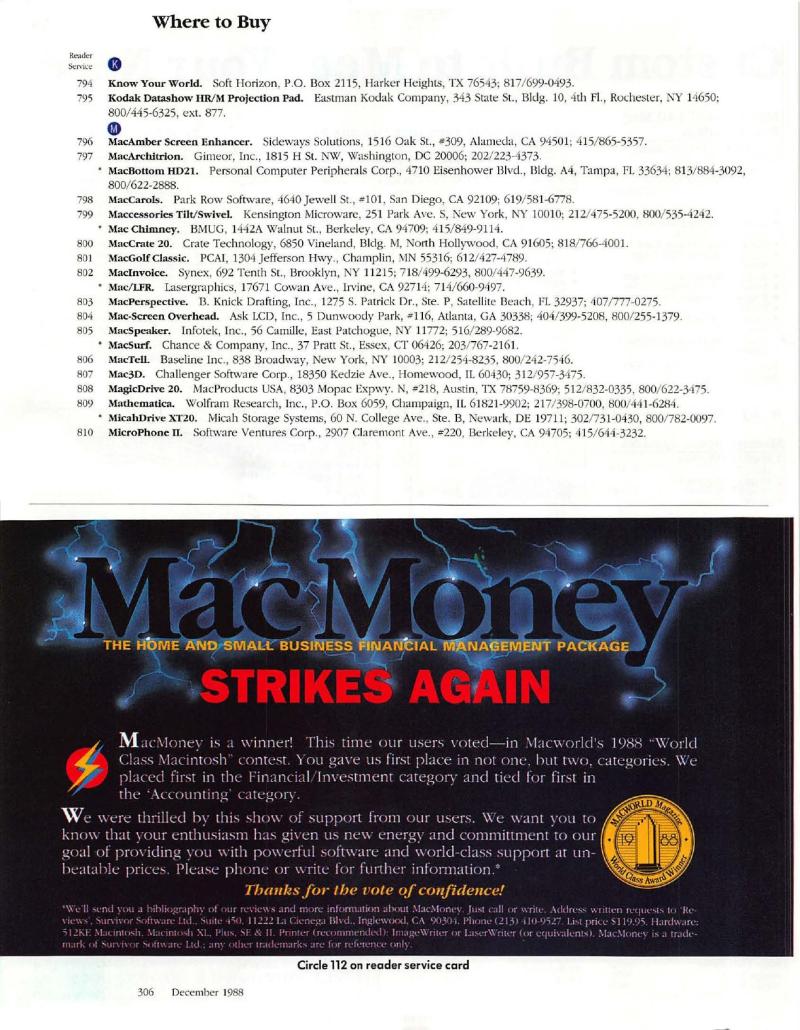 MacWorld 8812 December 1988 — page 316