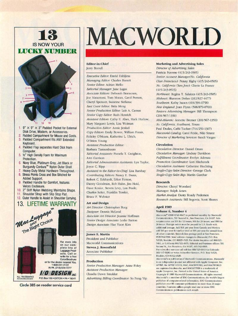 MacWorld 8904 April 1989 — page 4
