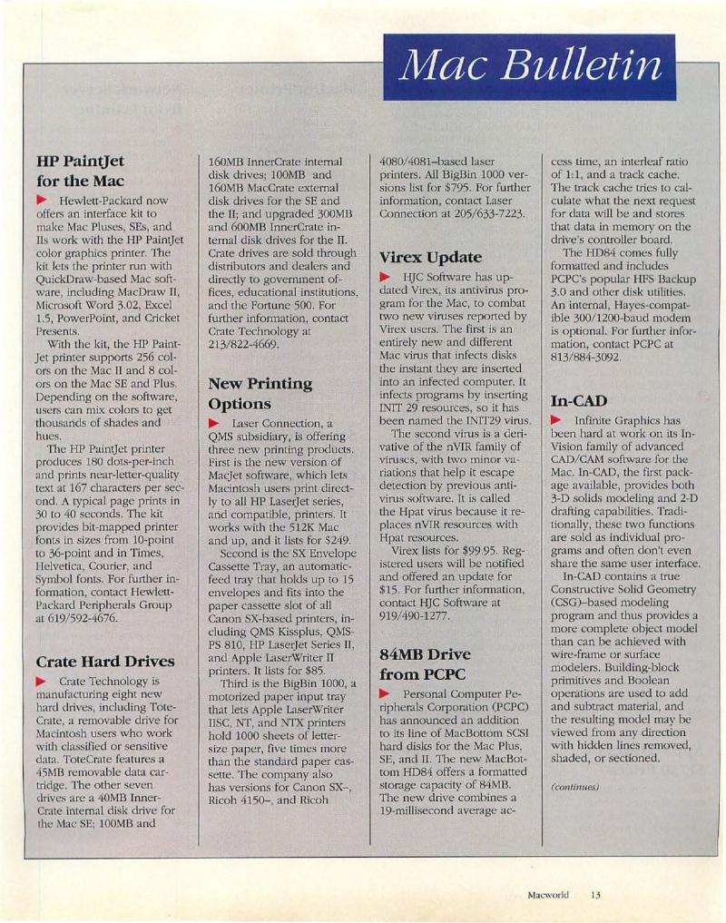MacWorld 8904 April 1989 — page 13