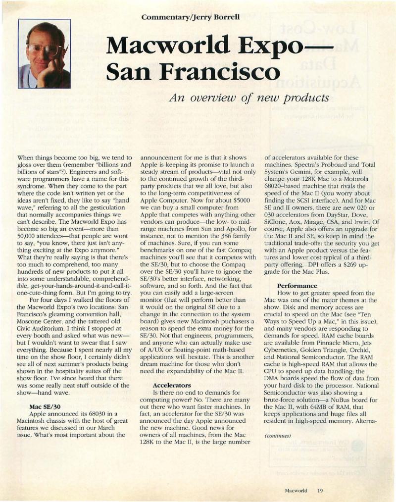 MacWorld 8904 April 1989 — page 19