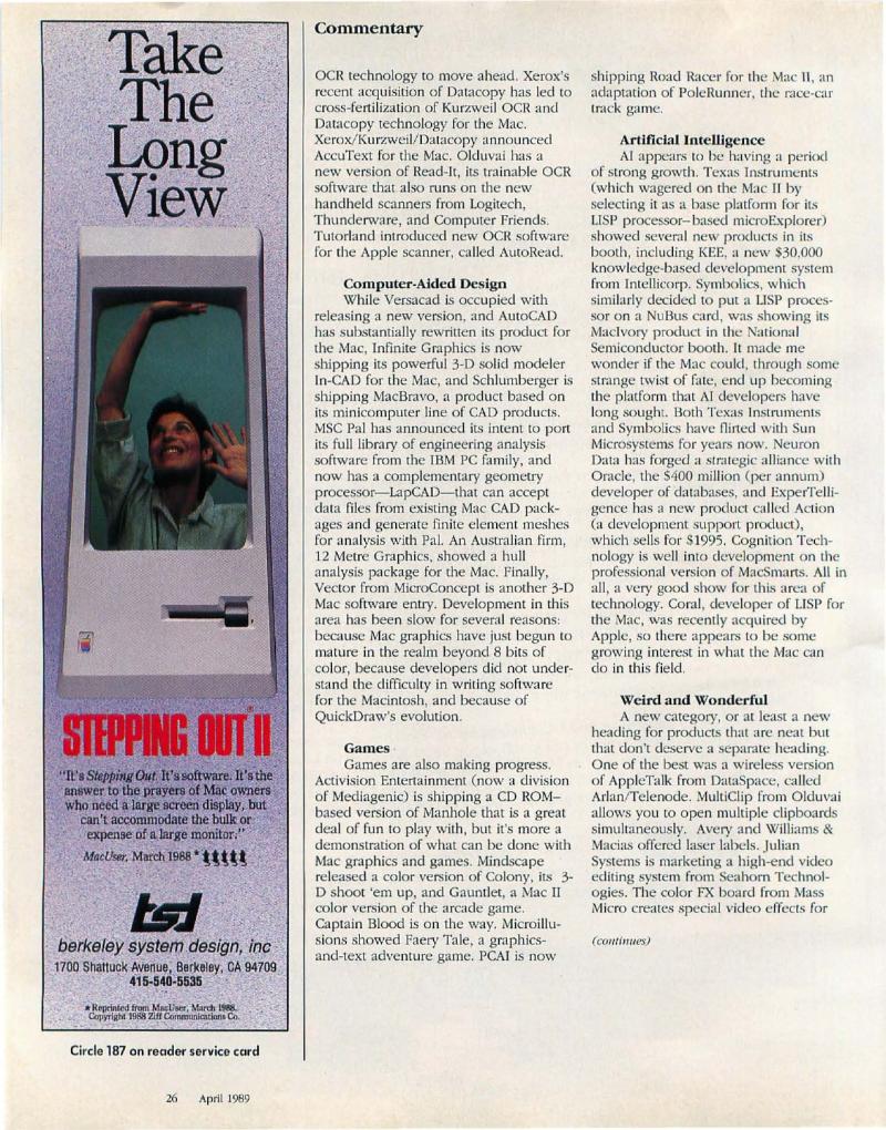 MacWorld 8904 April 1989 — page 26