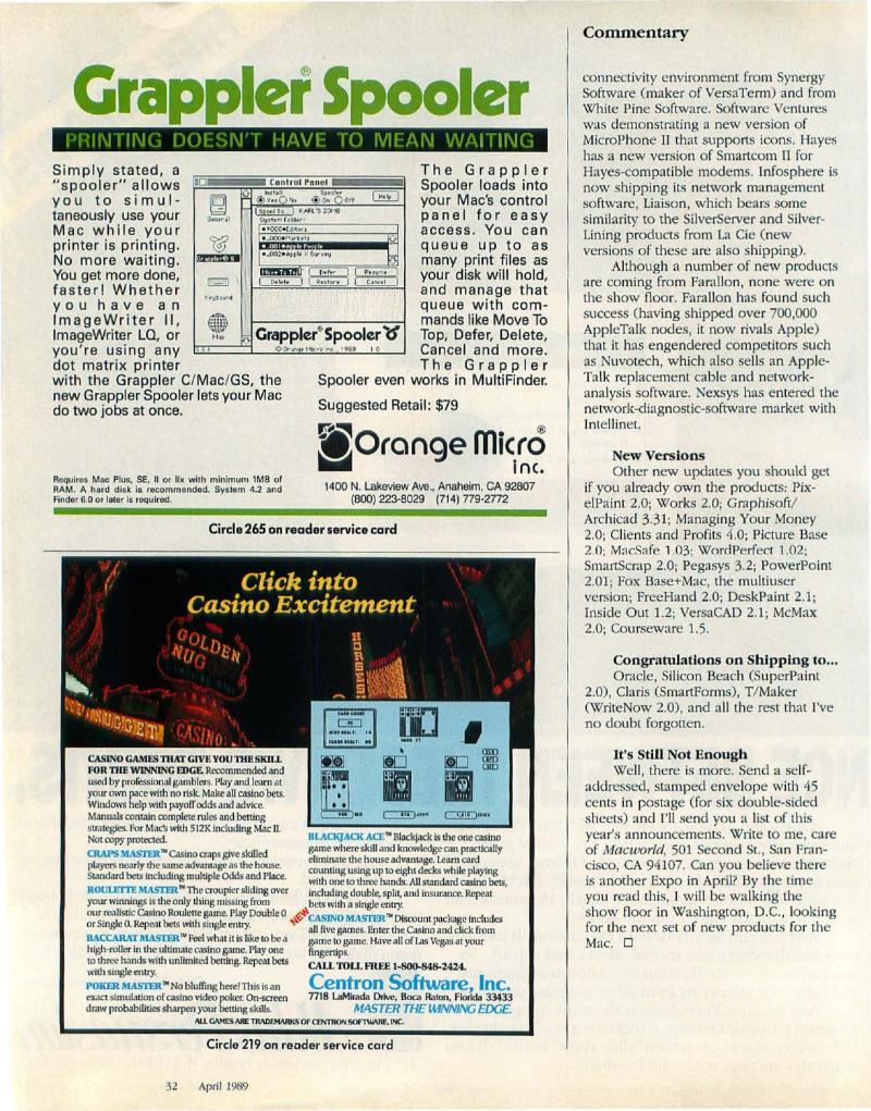MacWorld 8904 April 1989 — page 32