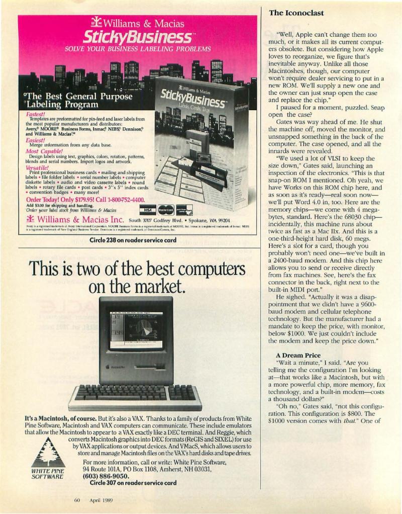 MacWorld 8904 April 1989 — page 62