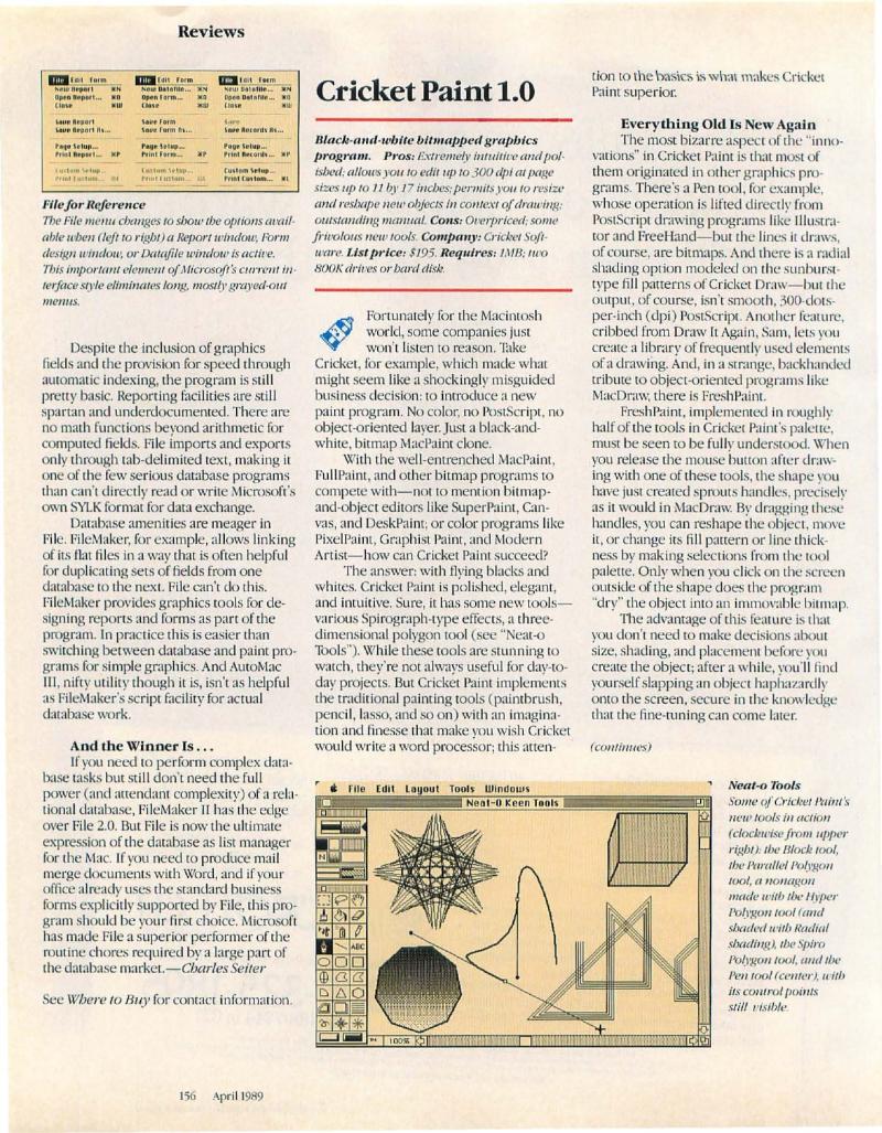 MacWorld 8904 April 1989 — page 158