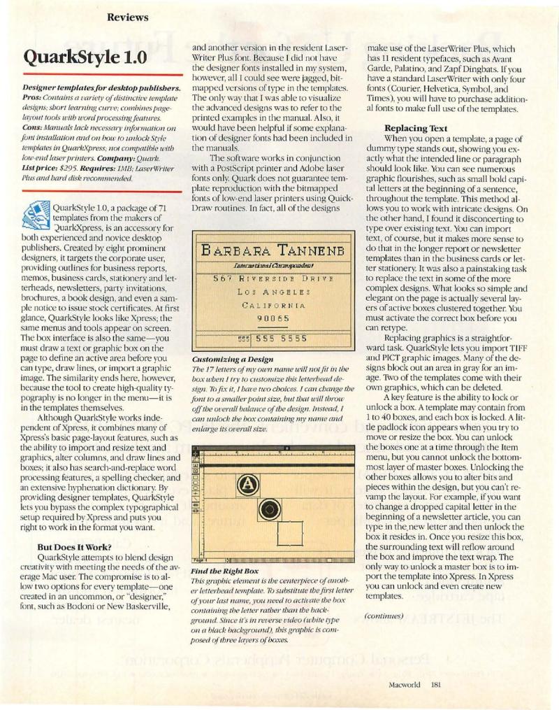 MacWorld 8904 April 1989 — page 183