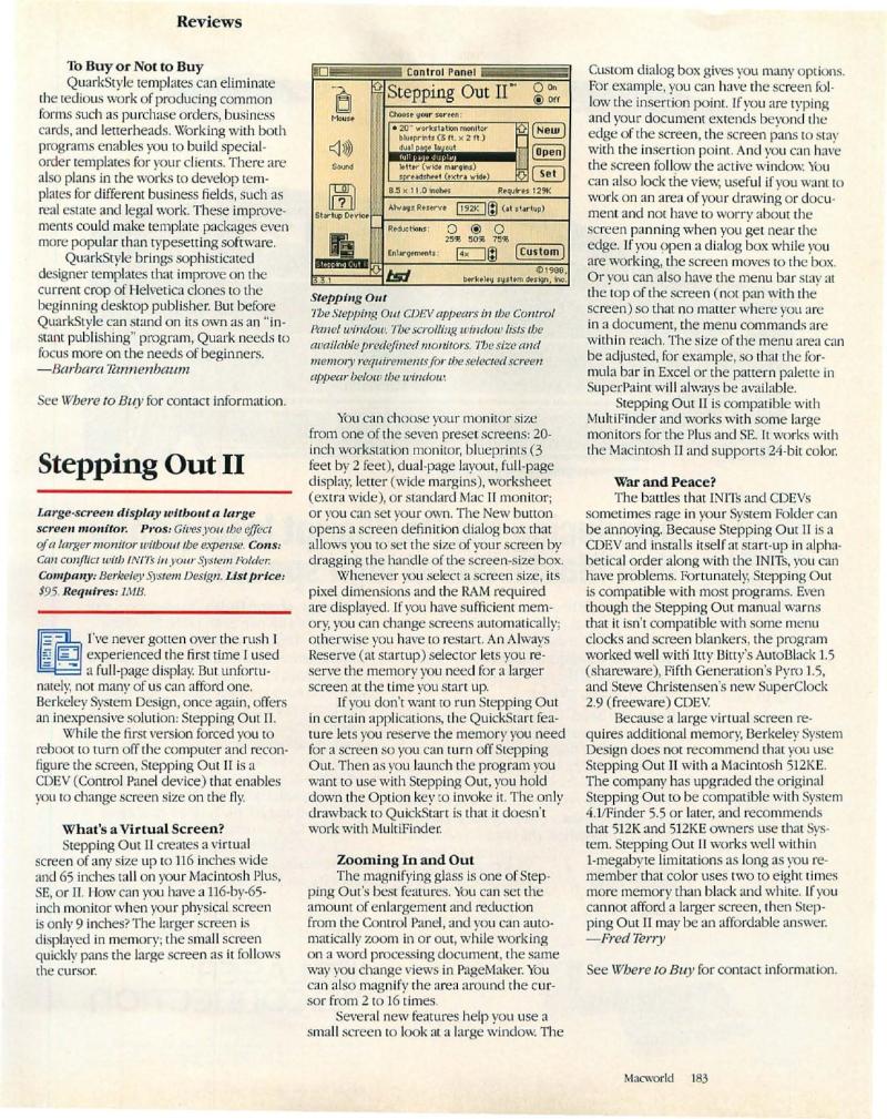 MacWorld 8904 April 1989 — page 185