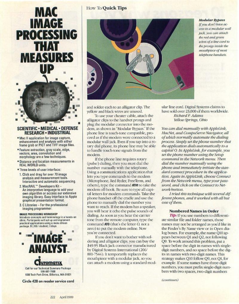 MacWorld 8904 April 1989 — page 224