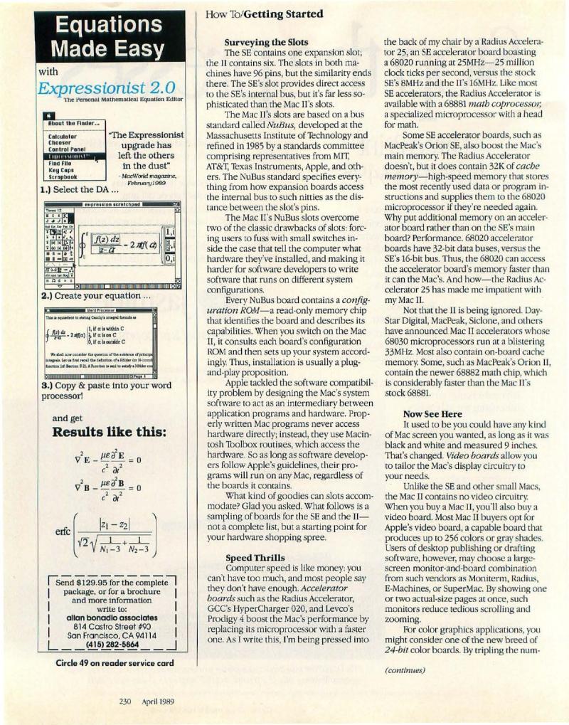 MacWorld 8904 April 1989 — page 232