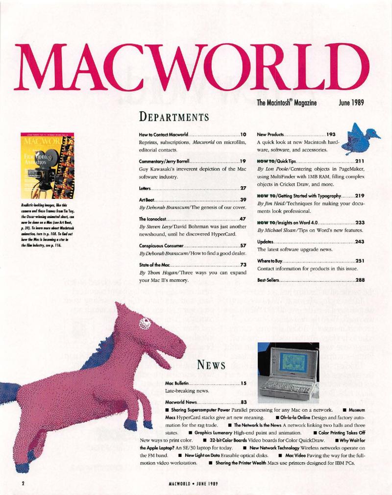 MacWorld 8906 June 1989 — page 4