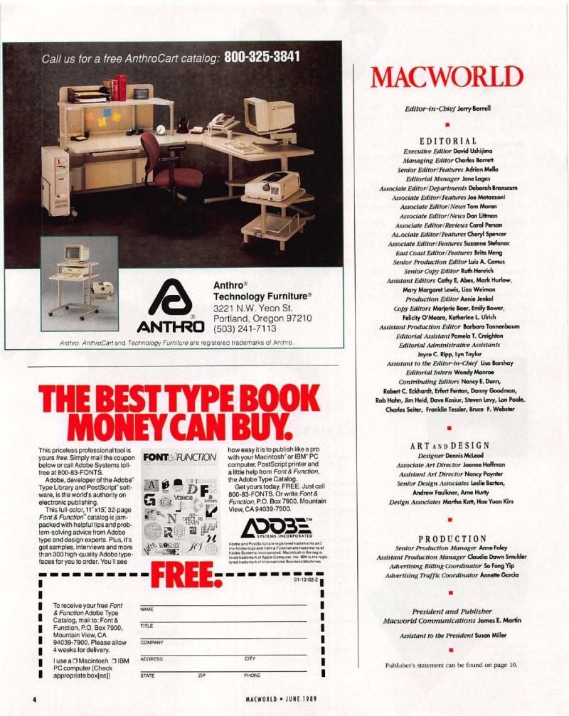 MacWorld 8906 June 1989 — page 6