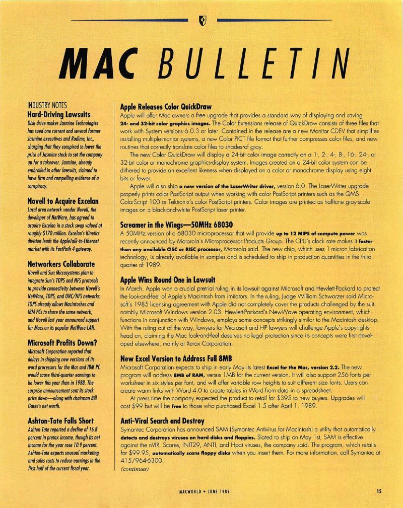 MacWorld 8906 June 1989 — page 17