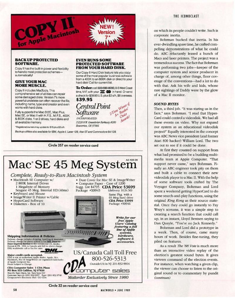 MacWorld 8906 June 1989 — page 54