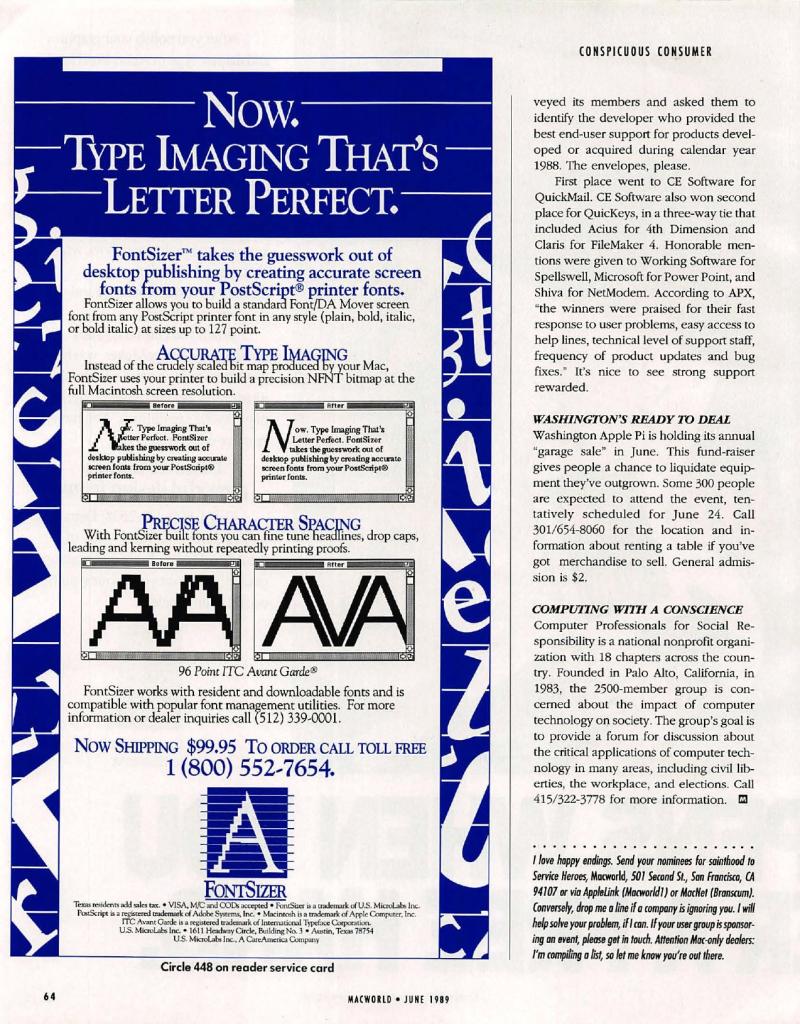 MacWorld 8906 June 1989 — page 70