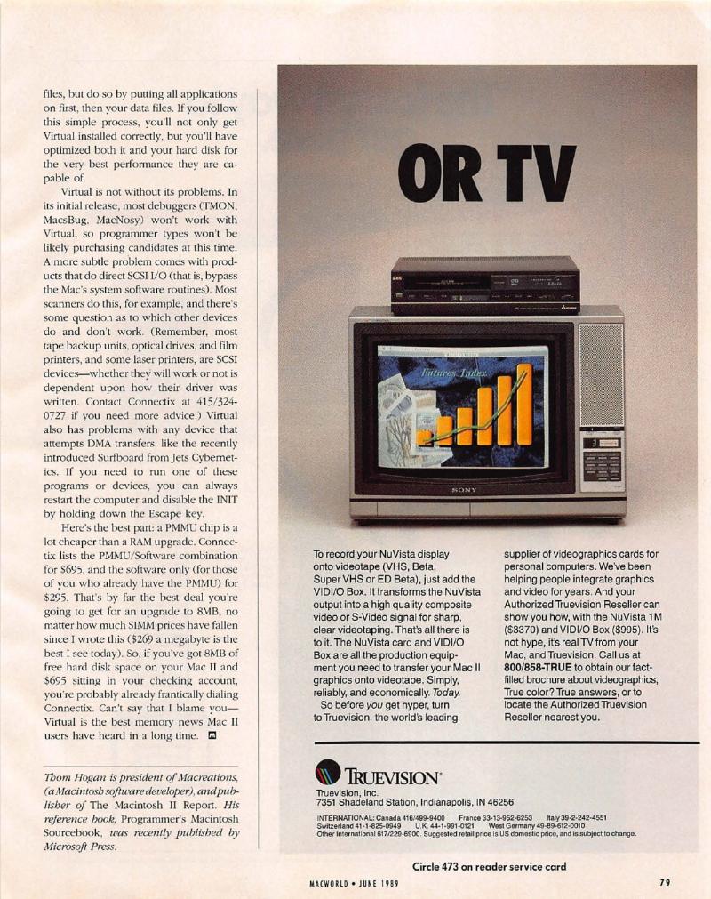 MacWorld 8906 June 1989 — page 85