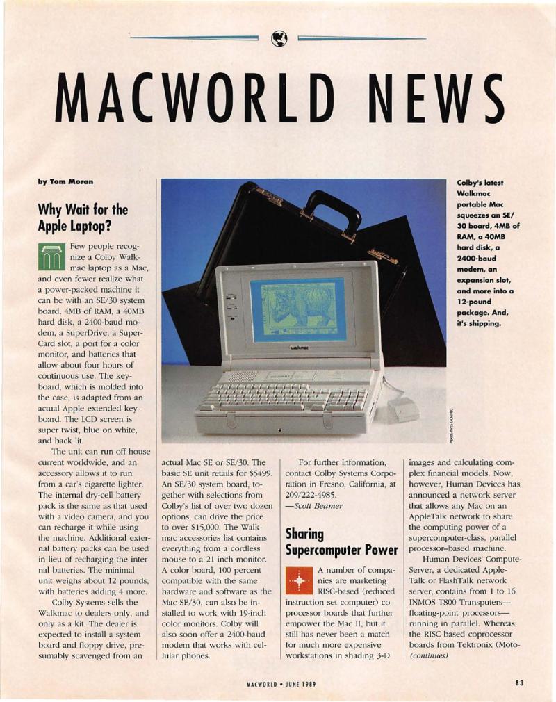 MacWorld 8906 June 1989 — page 89