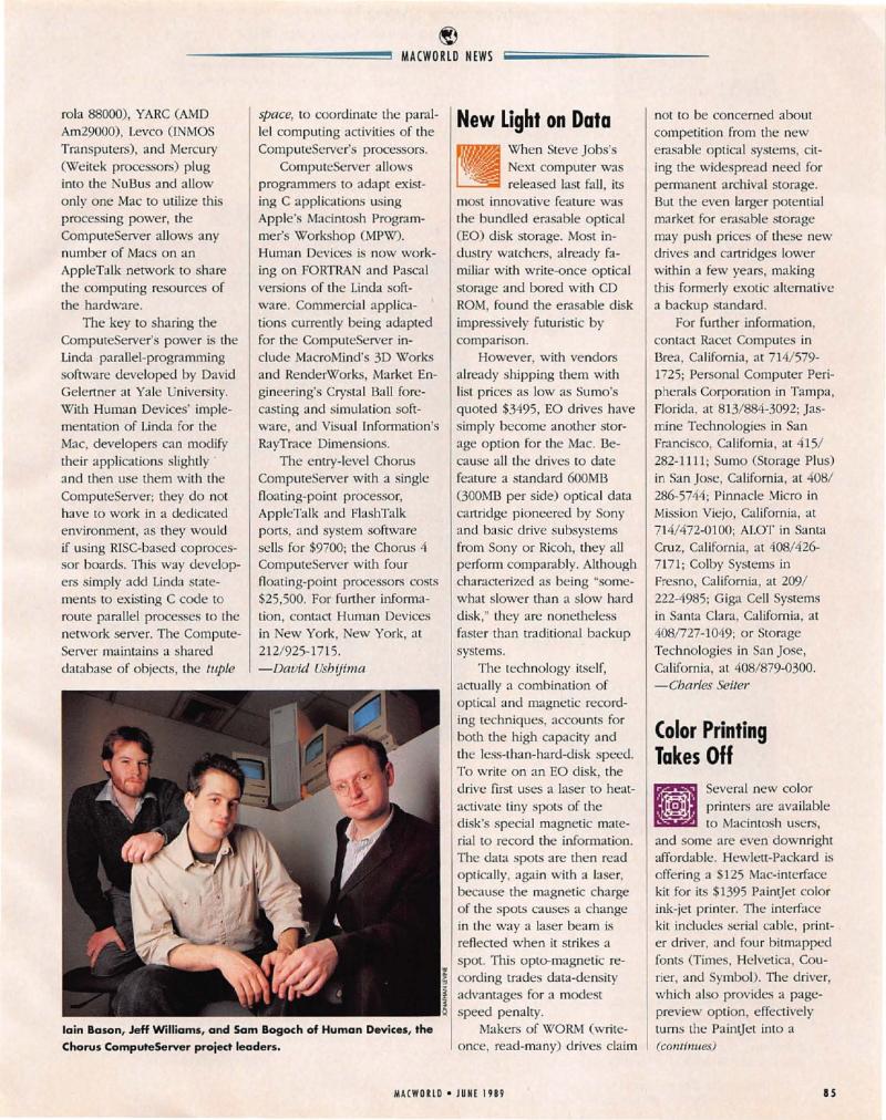 MacWorld 8906 June 1989 — page 91