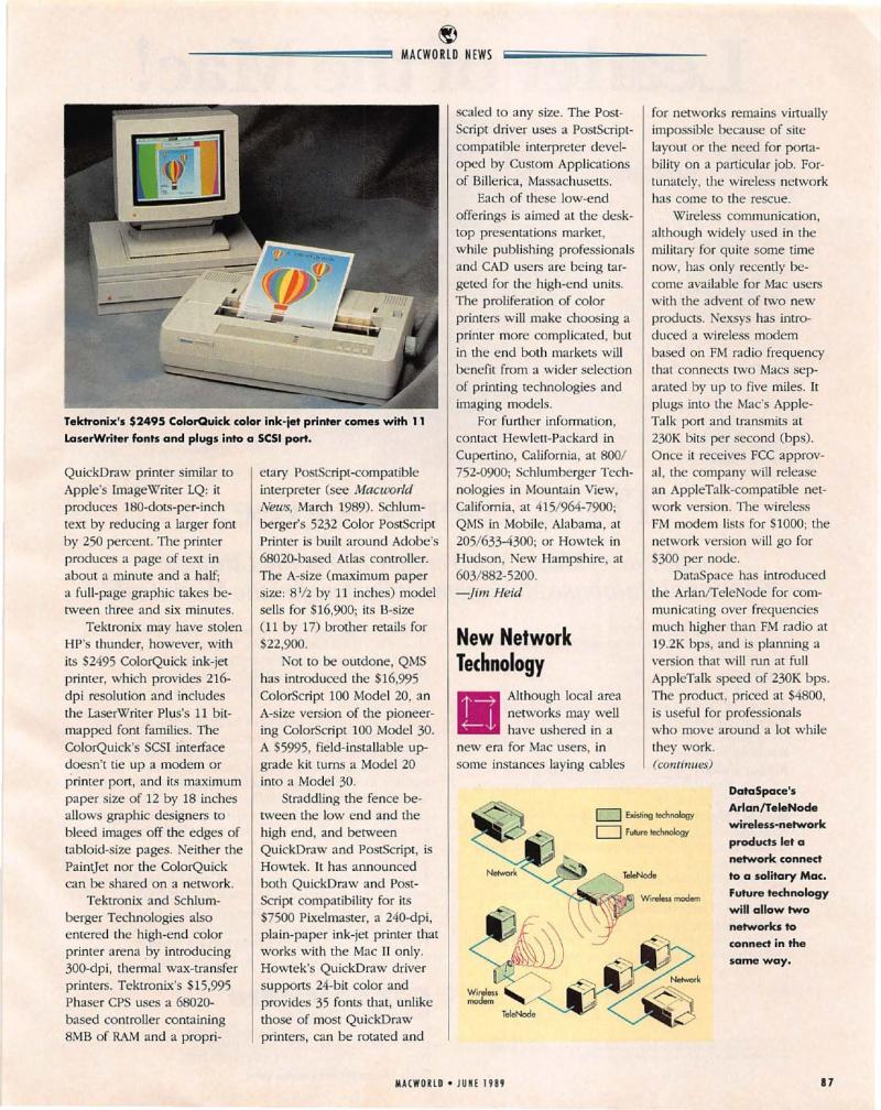 MacWorld 8906 June 1989 — page 93