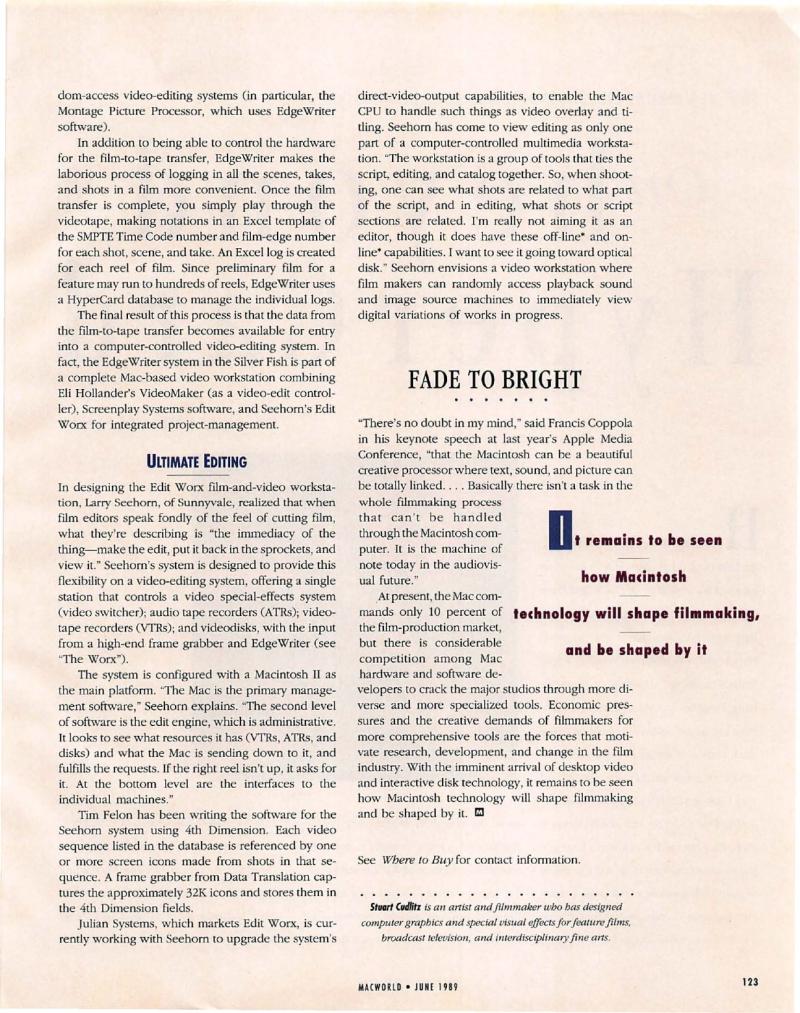 MacWorld 8906 June 1989 — page 129