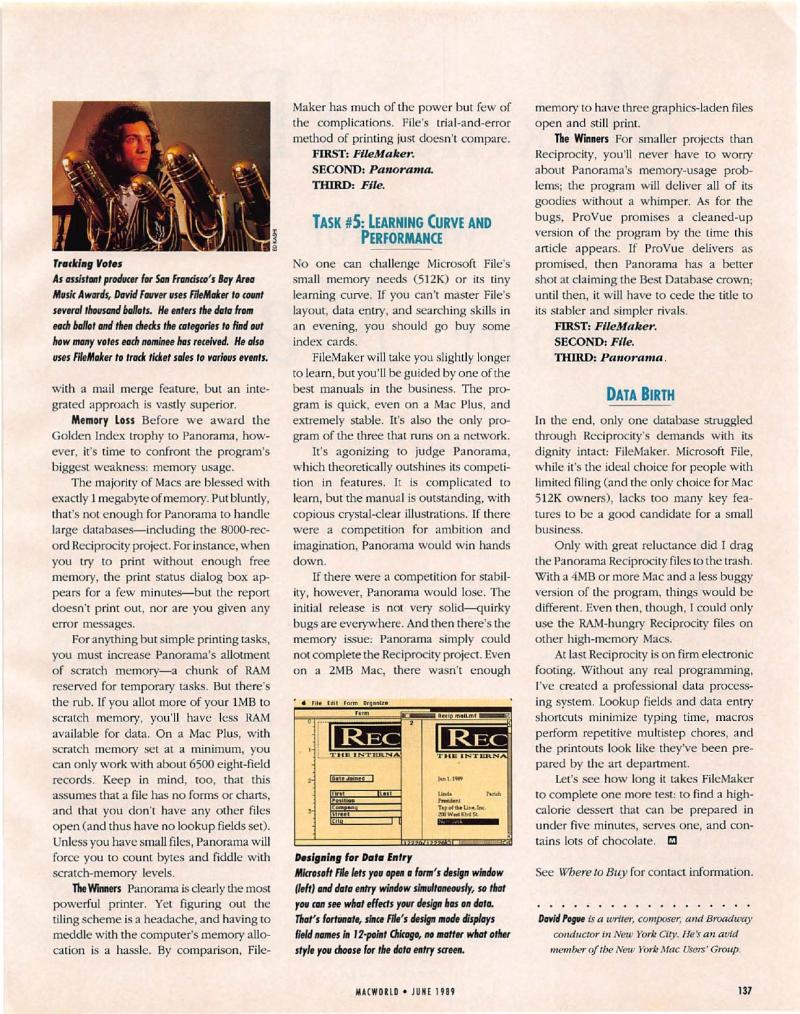 MacWorld 8906 June 1989 — page 143