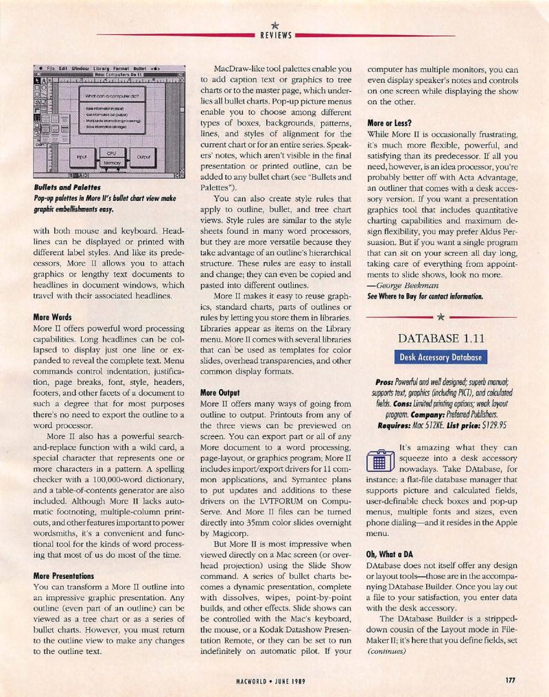 MacWorld 8906 June 1989 — page 185