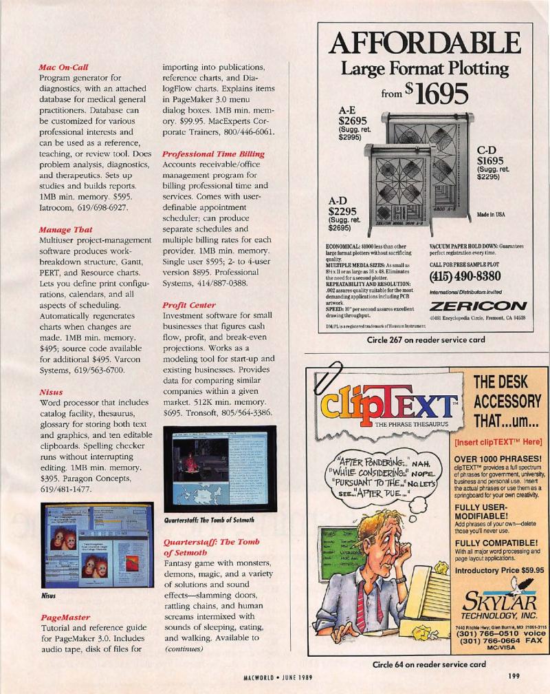MacWorld 8906 June 1989 — page 207