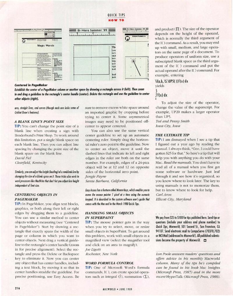 MacWorld 8906 June 1989 — page 226