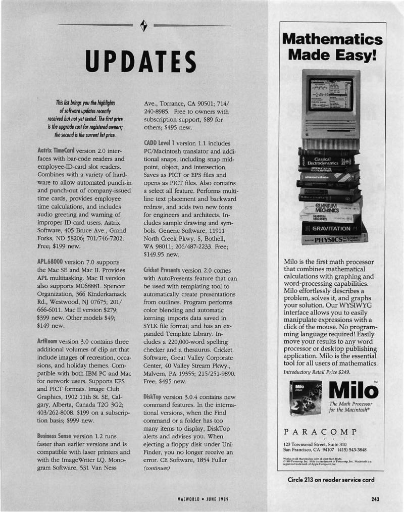 MacWorld 8906 June 1989 — page 255
