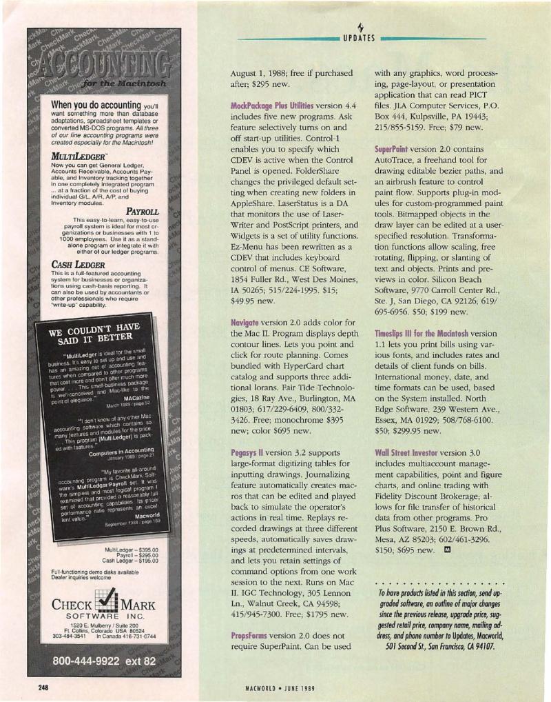 MacWorld 8906 June 1989 — page 260