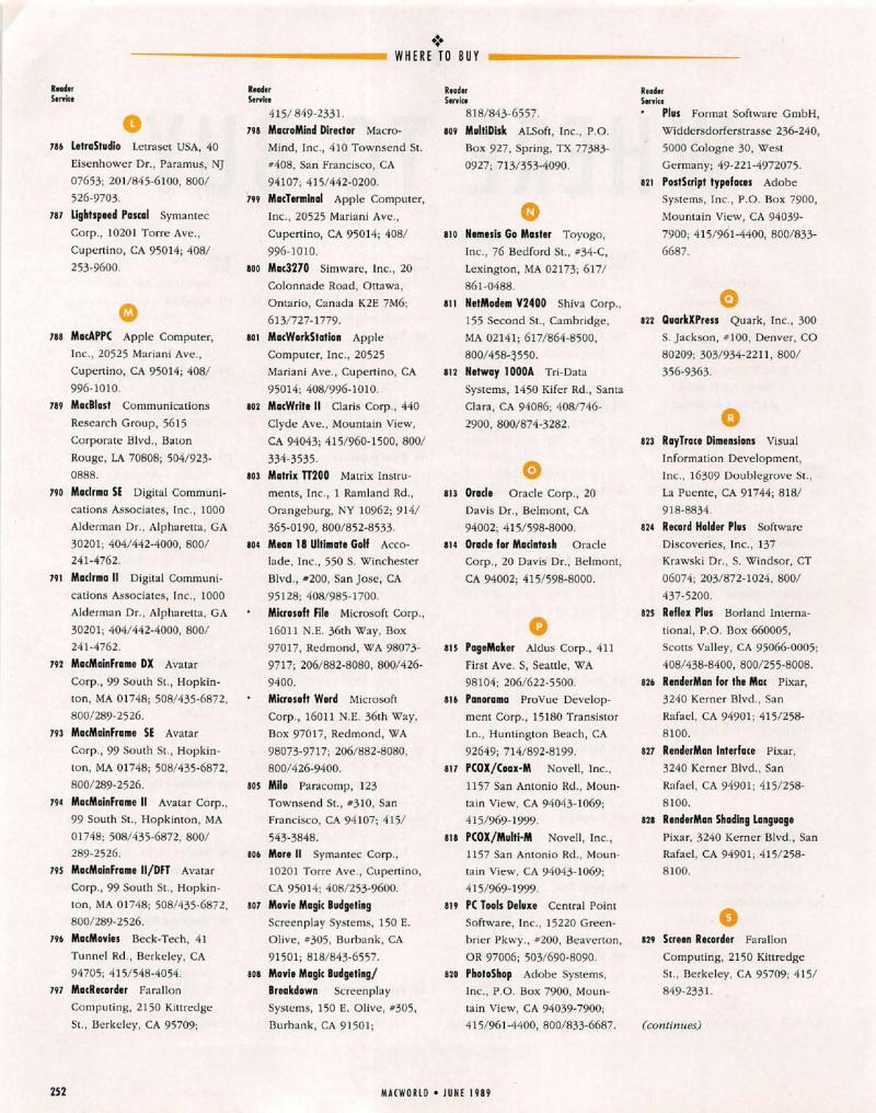MacWorld 8906 June 1989 — page 264