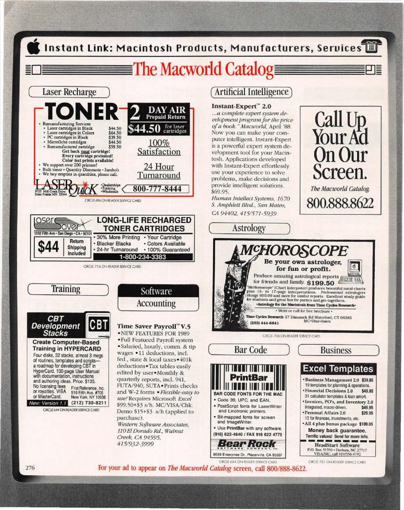 MacWorld 8906 June 1989 — page 290