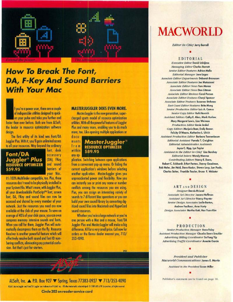 MacWorld 8907 July 1989 — page 6