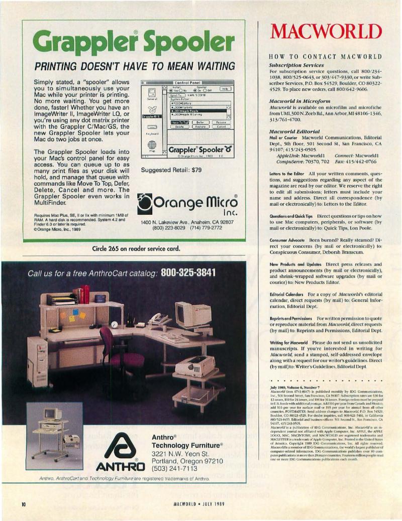 MacWorld 8907 July 1989 — page 12