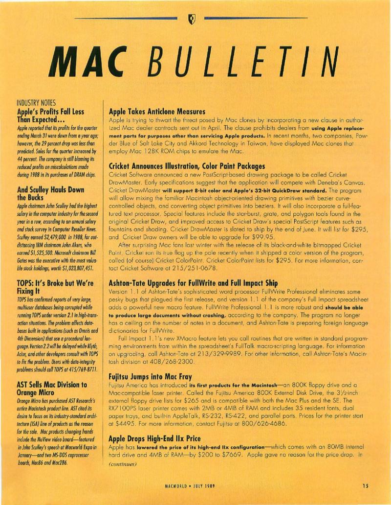 MacWorld 8907 July 1989 — page 17