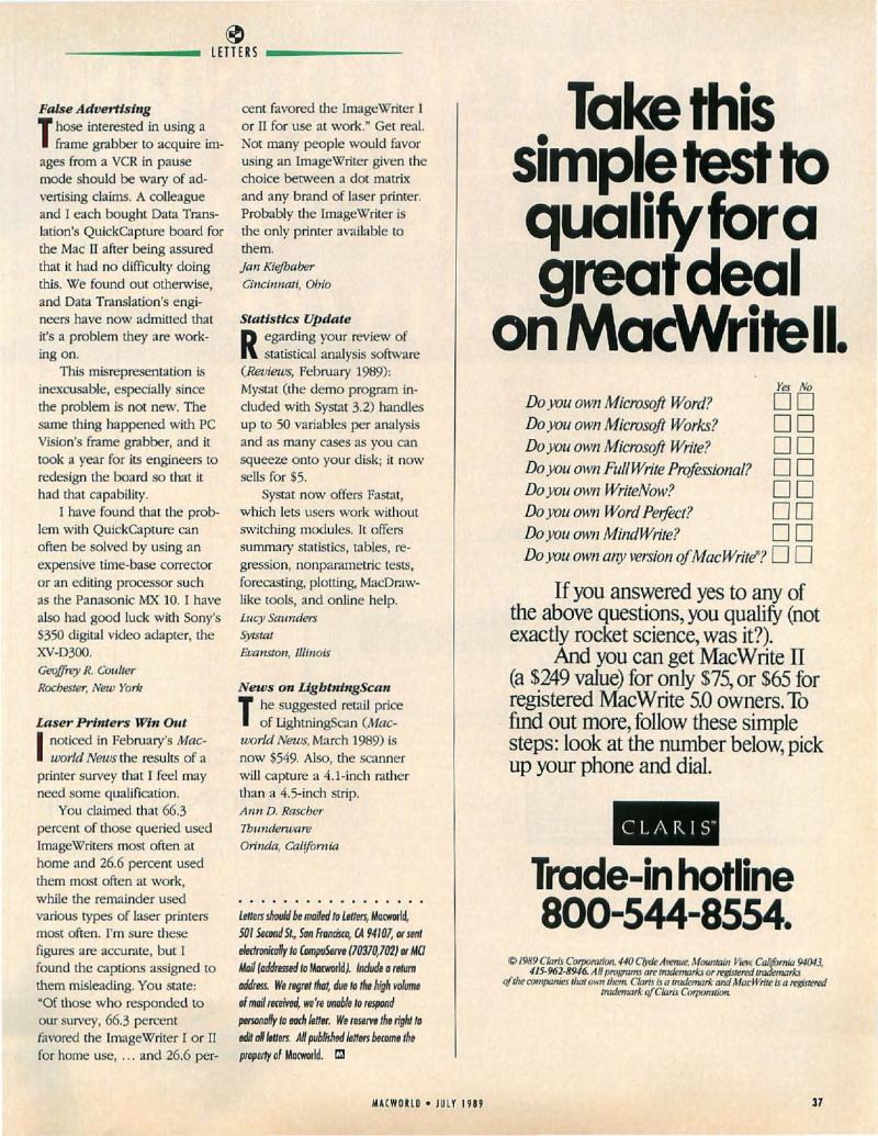 MacWorld 8907 July 1989 — page 41