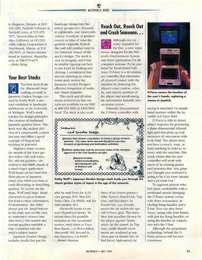 MacWorld 8907 July 1989 — page 99