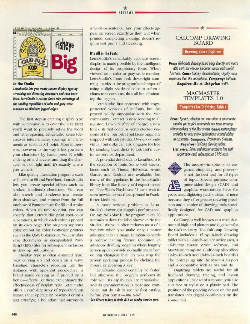 MacWorld 8907 July 1989 — page 152