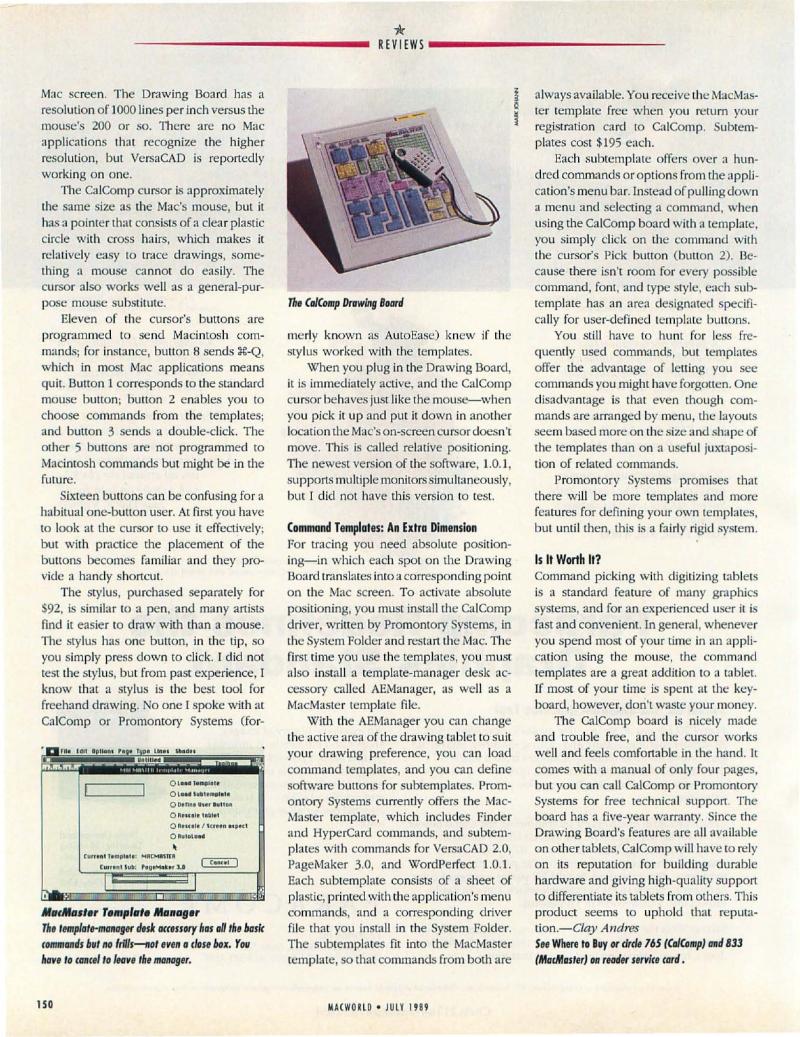MacWorld 8907 July 1989 — page 154