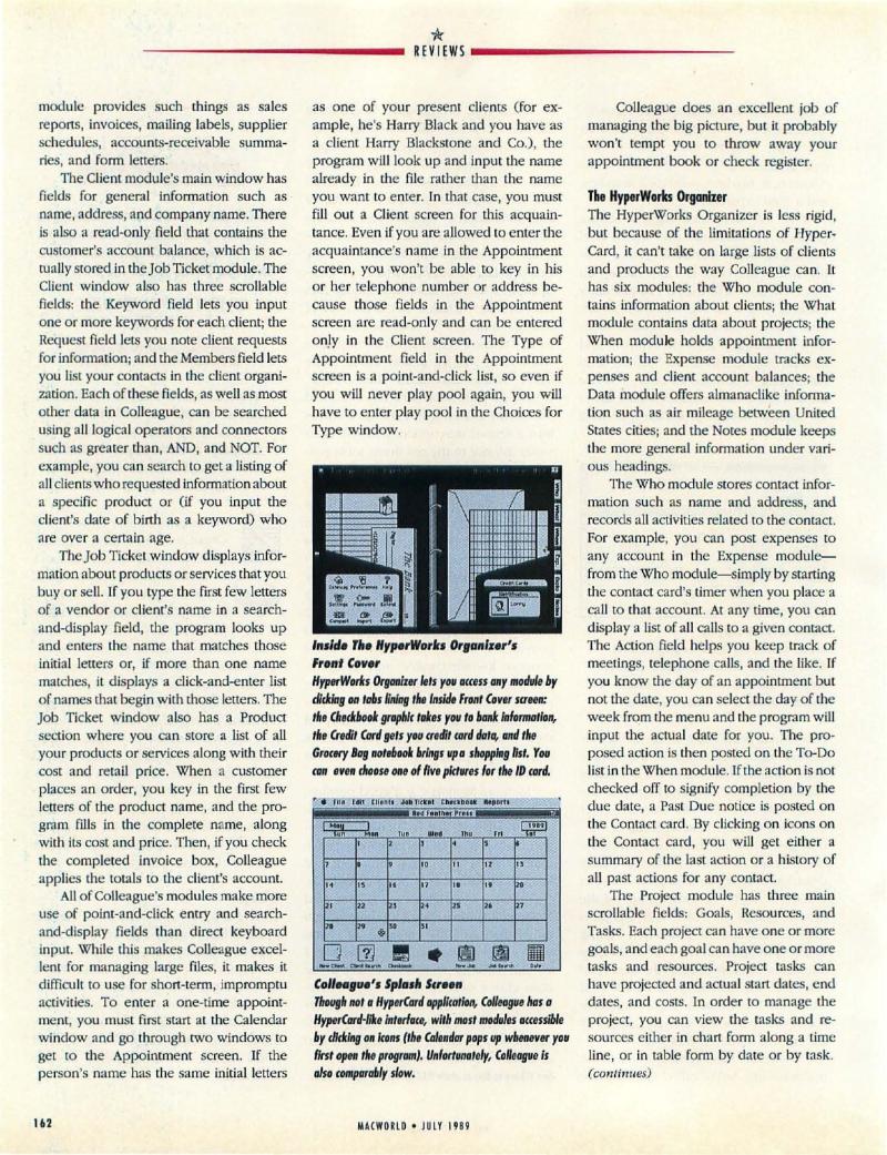 MacWorld 8907 July 1989 — page 166