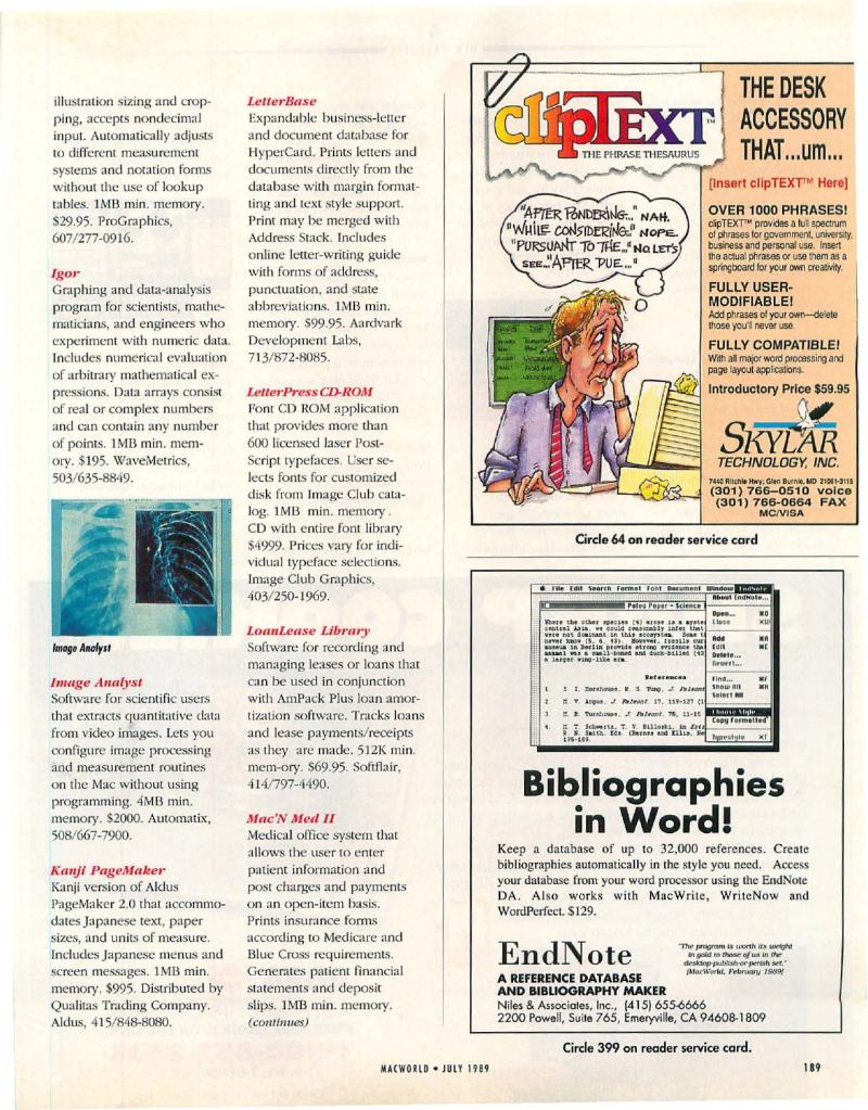 MacWorld 8907 July 1989 — page 193