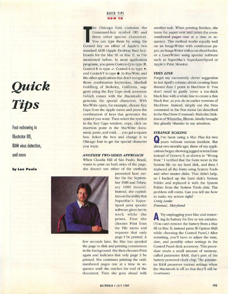 MacWorld 8907 July 1989 — page 199