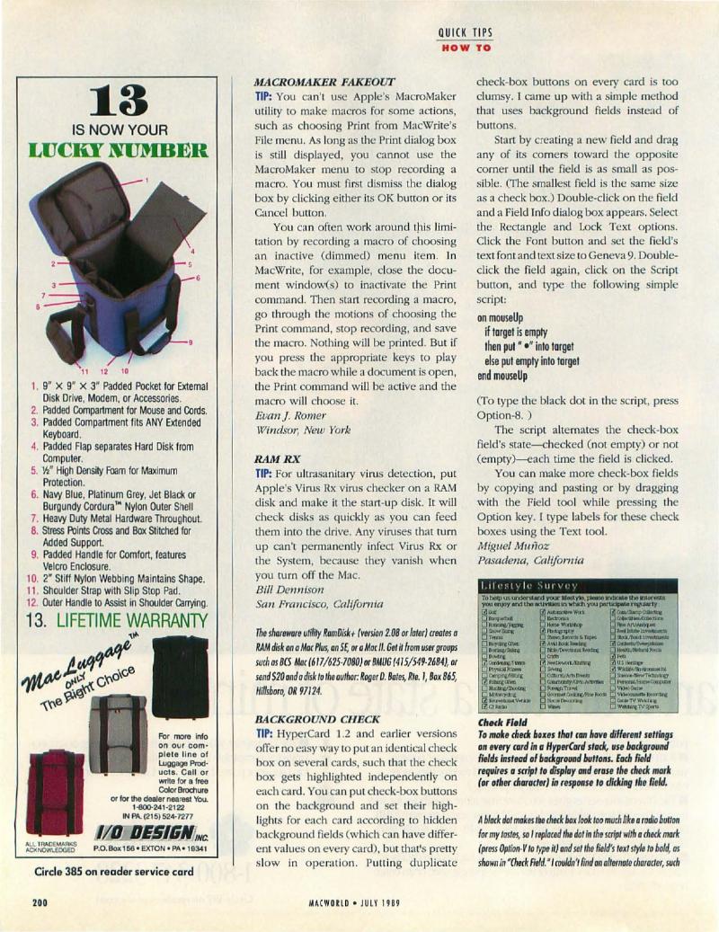 MacWorld 8907 July 1989 — page 204