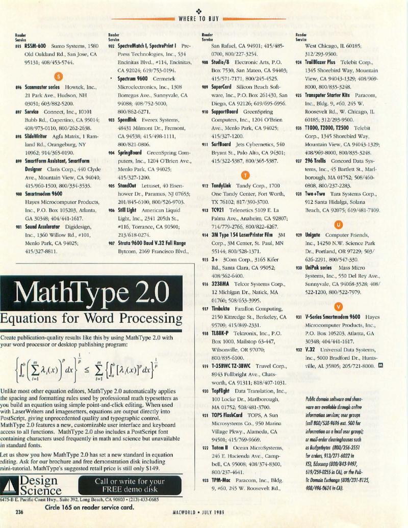 MacWorld 8907 July 1989 — page 244