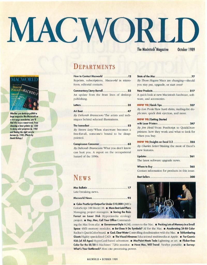 MacWorld 8910 October 1989 — page 4