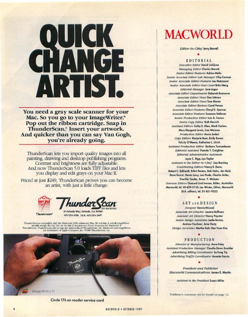 MacWorld 8910 October 1989 — page 6