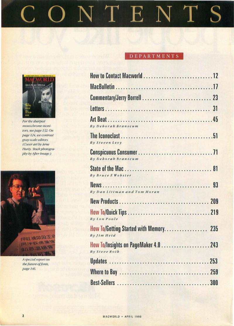 MacWorld 9004 April 1990 — page 4