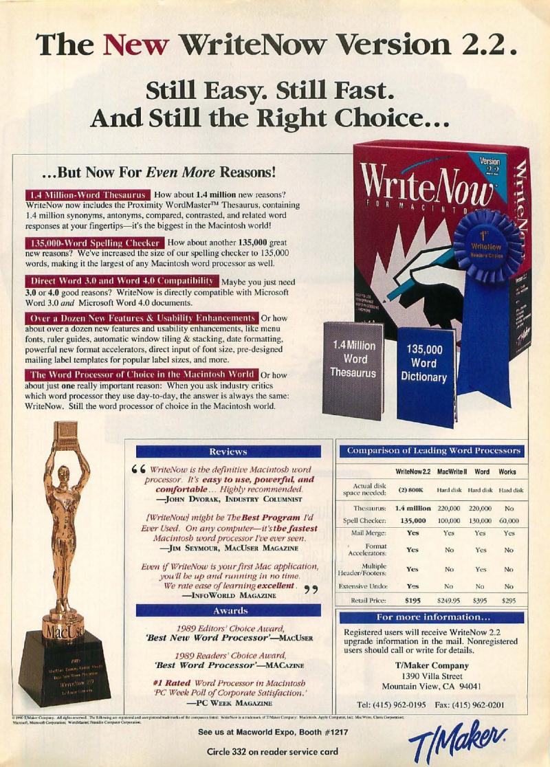 MacWorld 9004 April 1990 — page 7