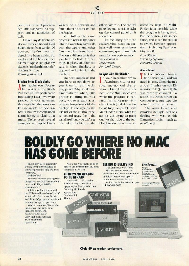 MacWorld 9004 April 1990 — page 40