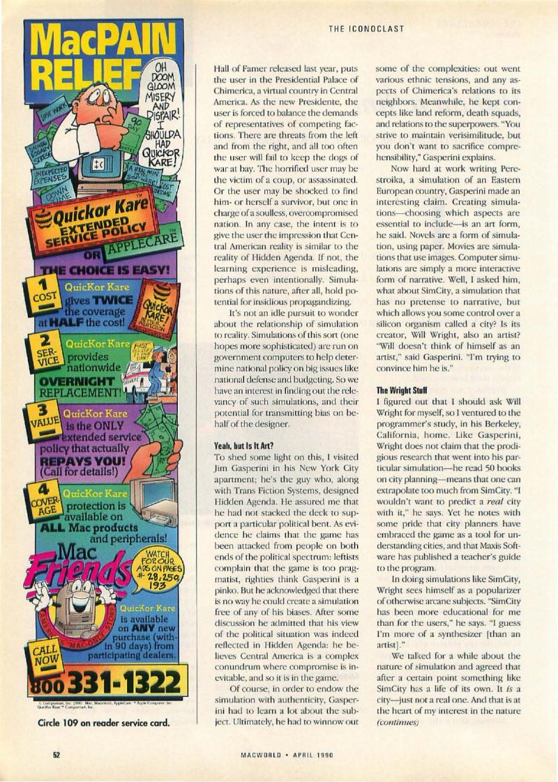 MacWorld 9004 April 1990 — page 56